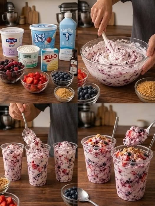 Fairlife Cool Whip Total Lite Strawberry Parfait